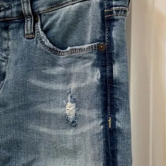 BLANK NYC Side Stripe Tuxedo Skinny Classic Raw Hem Jean 27 - Picture 6 of 10